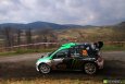 Jacek Ptaszek (Skoda Fabia WRC) przed startem obiecywał widowiskową jazdę i słowa  dotrzymał. - 5