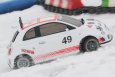Spragnieni jazdy po białym puchu kierowcy elektrycznych rajdówek spotkali się na zaśnieżonym torze M - 27