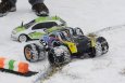 Spragnieni jazdy po białym puchu kierowcy elektrycznych rajdówek spotkali się na zaśnieżonym torze M - 30