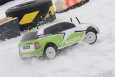 Spragnieni jazdy po białym puchu kierowcy elektrycznych rajdówek spotkali się na zaśnieżonym torze M - 34