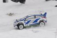 Spragnieni jazdy po białym puchu kierowcy elektrycznych rajdówek spotkali się na zaśnieżonym torze M - 51