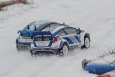 Spragnieni jazdy po białym puchu kierowcy elektrycznych rajdówek spotkali się na zaśnieżonym torze M - 61
