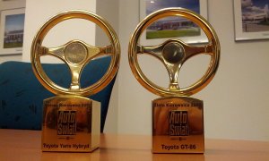Toyota GT86 i hybrydowa Toyota Yaris na liście zwycięzców konkursu Złota Kierownica.