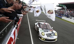 Cztery Porsche w Le Mans